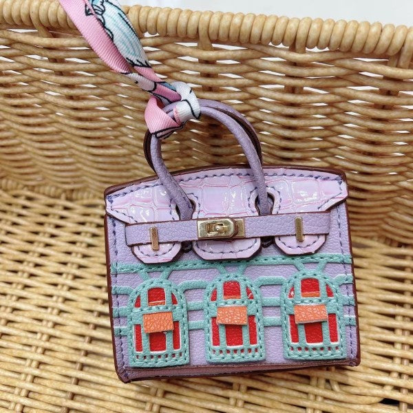 Mini KeyChain Cutesy Leather Bag Charm