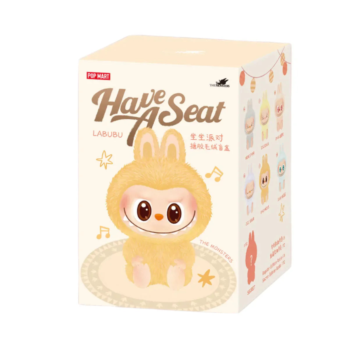 Pop Mart Labubu The Monsters Have a Seat Vinyl Plush Blind Box