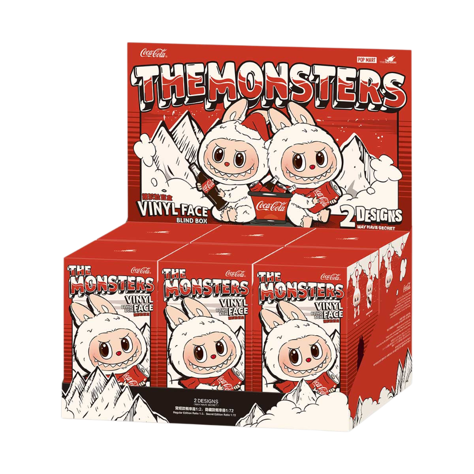 Pop Mart Labubu The Monsters Coca Cola Series Vinyl Face Single Blind Box
