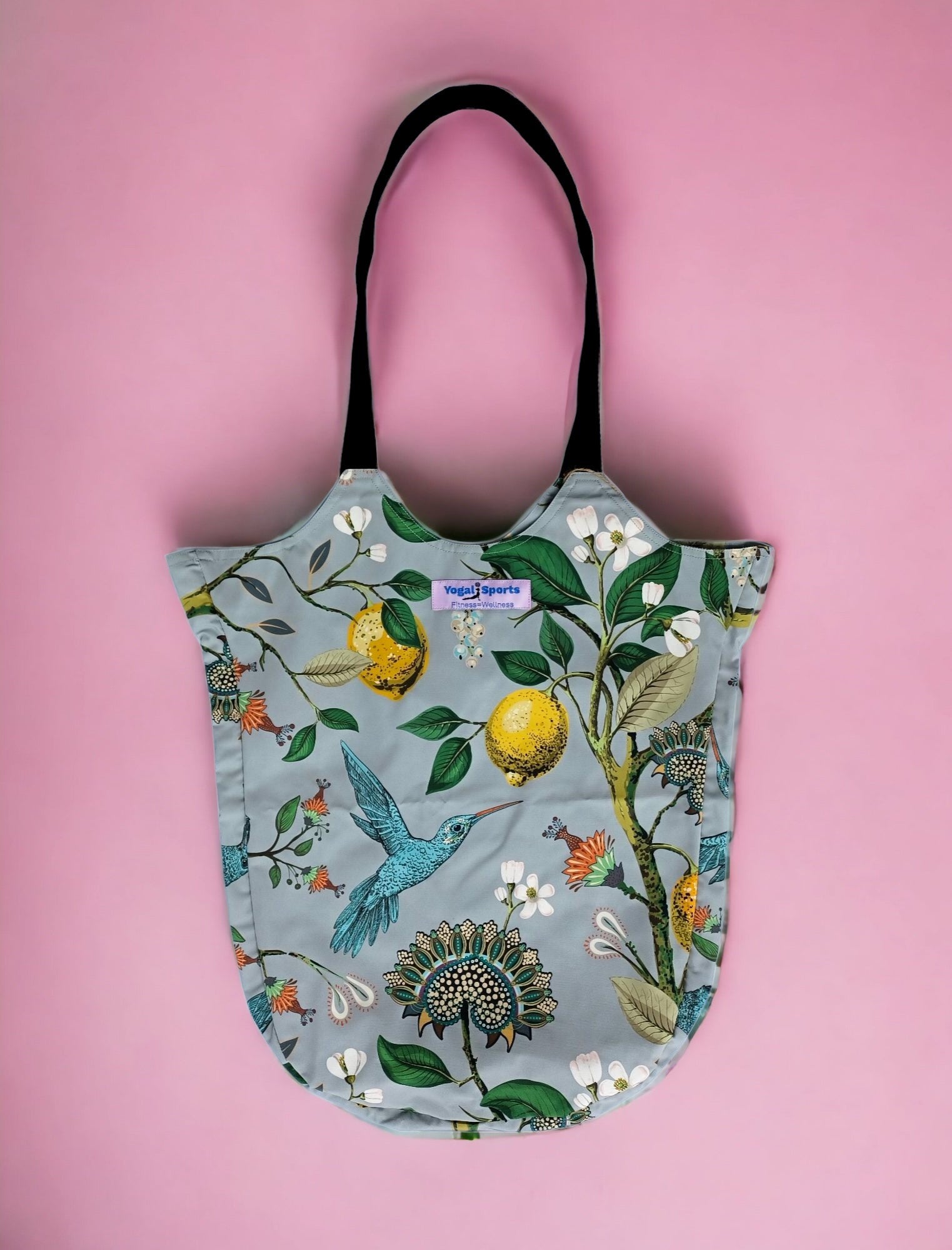 Botanical Garden Tote Bag Grey