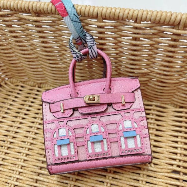 Mini KeyChain Cutesy Leather Bag Charm