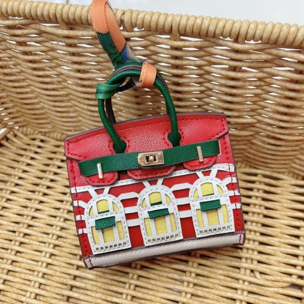 Mini KeyChain Cutesy Leather Bag Charm