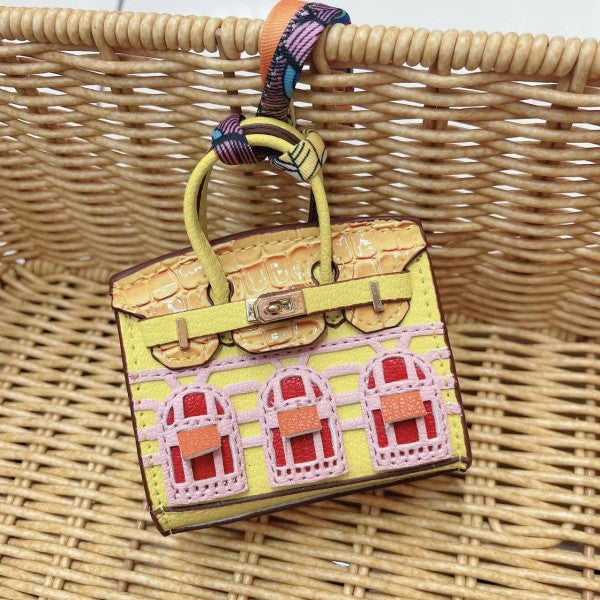 Mini KeyChain Cutesy Leather Bag Charm
