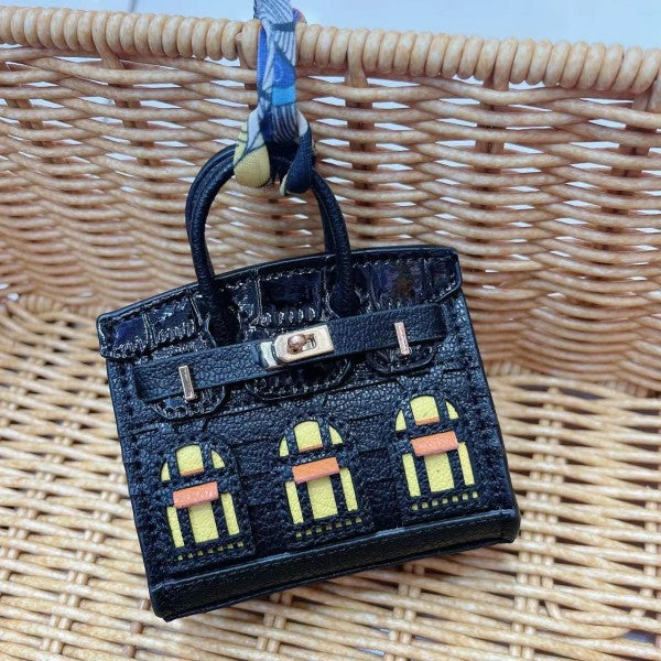 Mini KeyChain Cutesy Leather Bag Charm