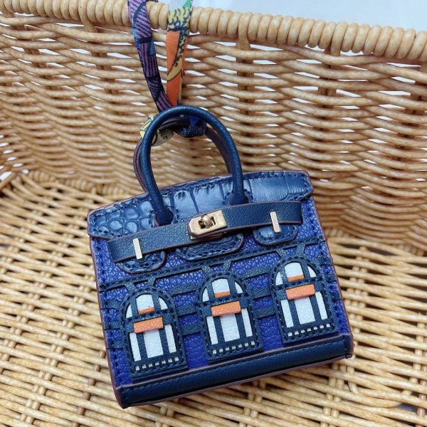 Mini KeyChain Cutesy Leather Bag Charm