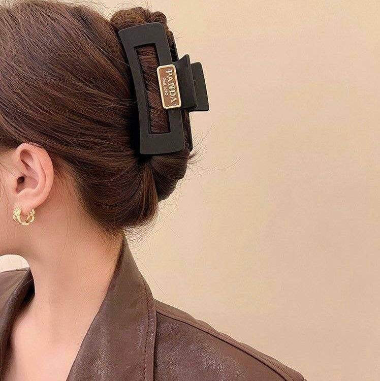 Panda Milano Designer Hair Claw Clip