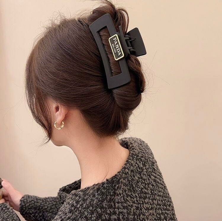 Panda Milano Designer Hair Claw Clip