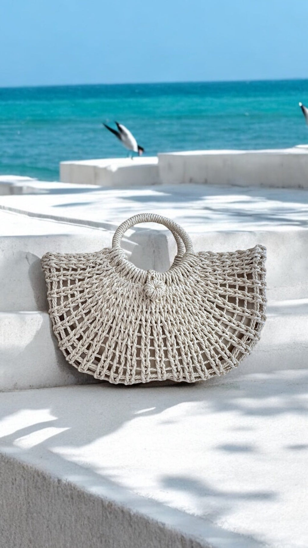 Woven Bliss Beach Bag