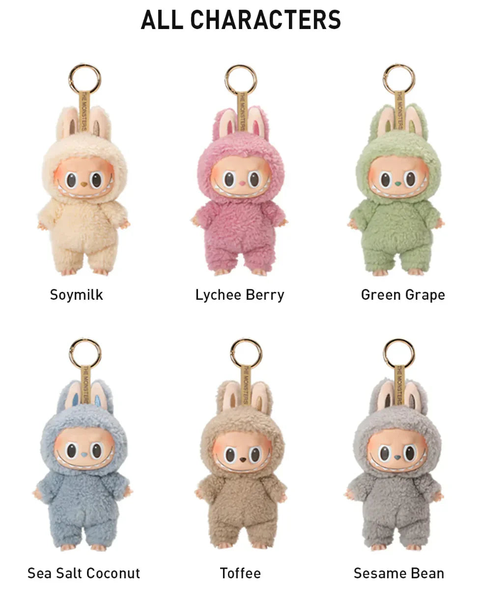 Pop Mart Labubu The Monsters Exciting Macaron Vinyl Plush Pendant Single Blind Box